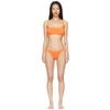 Hunza G Orange New Gigi Bikini In Mango Sorbet