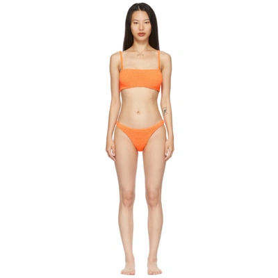 Hunza G Orange New Gigi Bikini In Orange