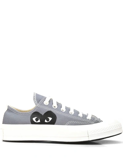 Comme Des Garçons Play X Converse Chuck Taylor '70 Low-top Trainers In Grey
