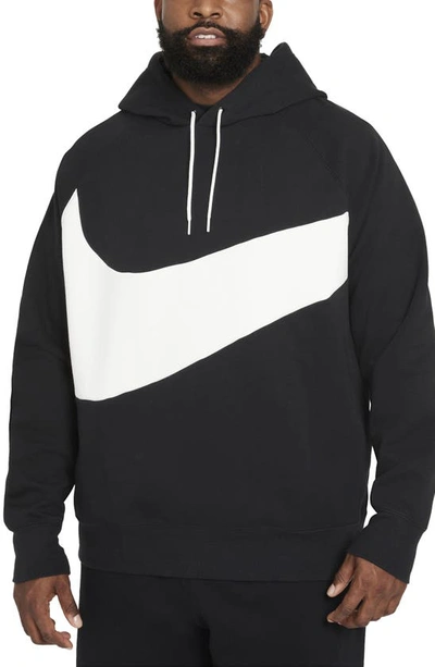 Nike Swoosh Tech Fleece Pullover Hoodie In Black | ModeSens