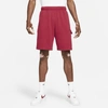 Nike Sportswear Club Men's Cargo Shorts In Maroon/white