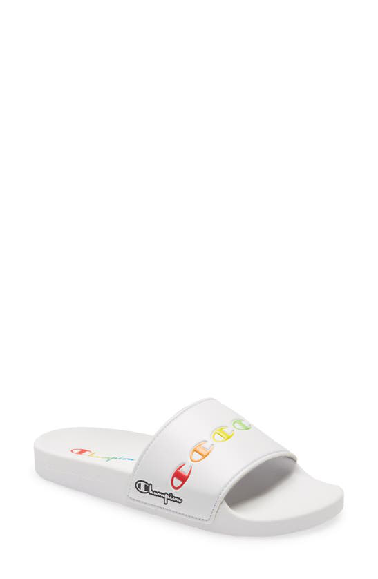 champion sandals rainbow