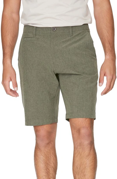 7 Diamonds Velocity Hybrid Shorts In Olive