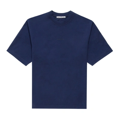 Acne Studios Blue Cotton Jersey T-shirt