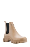 Guess Women's Hestia Lug Sole Chelsea Booties Women's Shoes In Light Natural/black