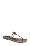 Tory Burch Mini Miller Jelly Thong Sandal In Perfect Black
