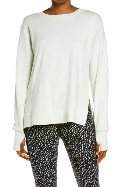 Sweaty Betty After Class Sweatshirt In Glacier Green