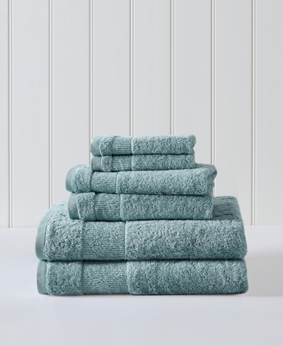 Tommy Bahama Home Island Retreat Towel Set, 6 Piece Bedding In Bay Blue