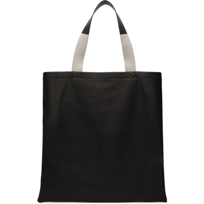 Rick Owens Black Large Signature Tote In 0961blkoys