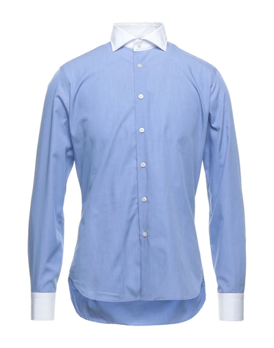 Alessandro Boni Shirts In Blue