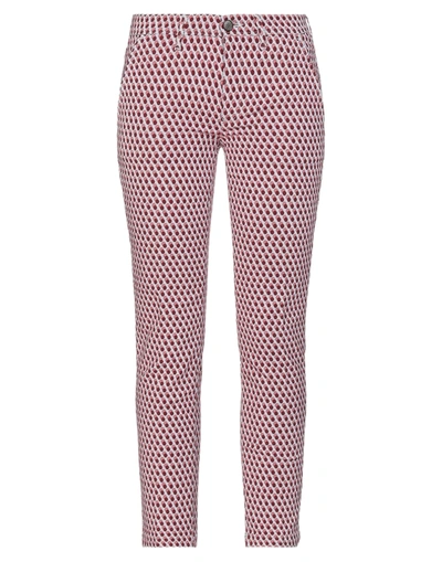 Siviglia White Pants In Red