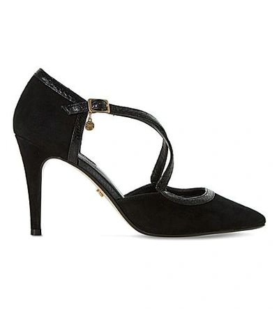 Dune Clareece Courts In Black-suede