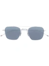 Thom Browne Square Frame Sunglasses In Metallic
