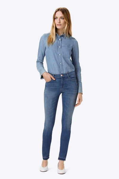 J Brand 811 Mid-rise Skinny In Angelic