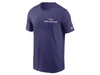 Nike Men's Baltimore Ravens Local Phrase T-shirt In Purple
