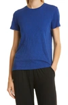 Atm Anthony Thomas Melillo Schoolboy Cotton Crewneck T-shirt In Royal