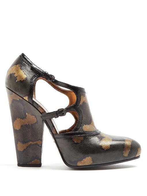 bottega snake heels