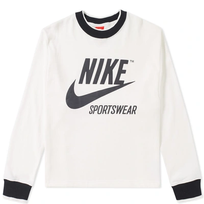 Nike Women's Sportswear Archive Crew Sweatshirt, White | ModeSens