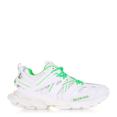 Balenciaga Track White And Green Sneakers