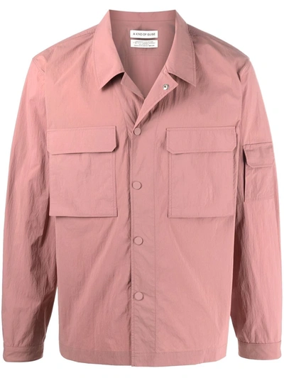 A Kind Of Guise Clyde Shirt Jacket In Pink