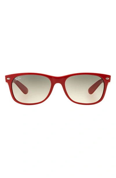 Ray Ban Small New Wayfarer 52mm Sunglasses In Red