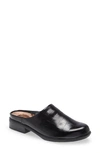 Naot Lodos Mule In Black Croc Leather