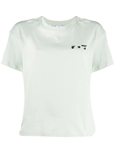 Off-white Ow Logo Reg Tee Green Black
