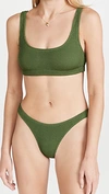 Good American Always Fits Good Basic Cheeky Bottoms In Pesto001