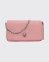Alexander Mcqueen Small Skull Bag In Pastel Pink