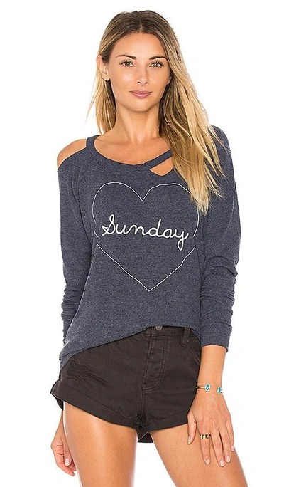 Chaser Heart Sunday Deconstructed Top In Avalon