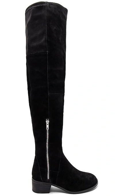 Free People Everly Thigh High Boot In Black