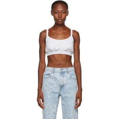 Logo Embroidered Cropped Top by Alexander Wang