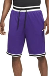 Nike Men's Dri-fit Dna 3.0 Basketball Shorts In Purple/white