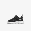 Nike Free Run 2 Baby/toddler Shoes In Black,dark Grey,white
