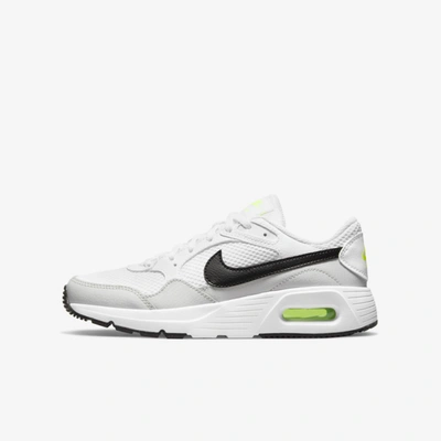 Nike Air Max Sc Big Kids' Shoe In White/black/photon Dust/volt