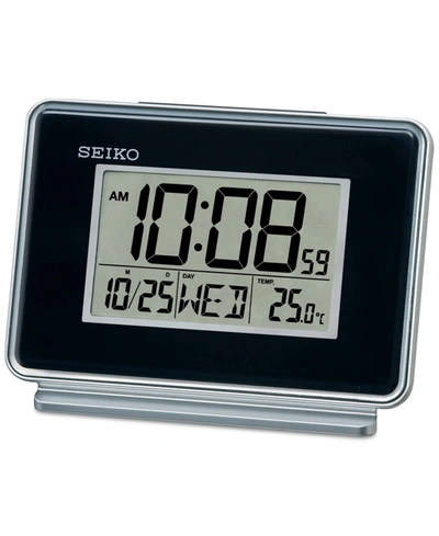 Seiko Hudson Everything Digital Alarm Clock In Black