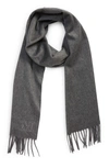 Max Mara Dalia Cashmere Scarf In Grigio Medio