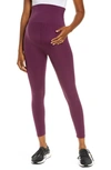 Girlfriend Collective Seamless Maternity Leggings In Plum