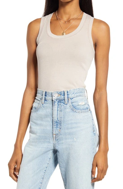 Free People Scoop Neck Tank In Sugar Maple