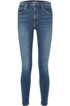 Grlfrnd X Revolve Kendall Super Stretch High-rise Skinny Jean In Dark Denim