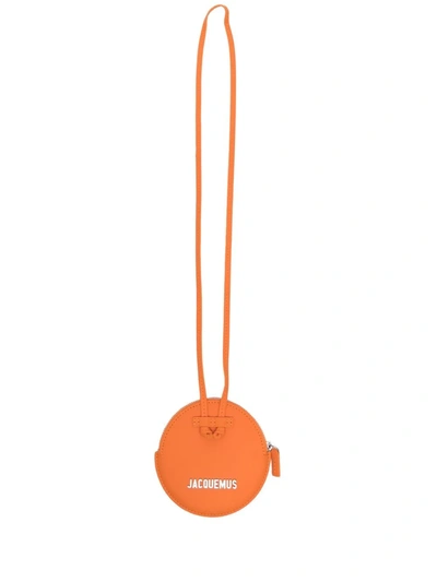 Jacquemus Le Pitchou Circular Mini Bag In Orange ModeSens