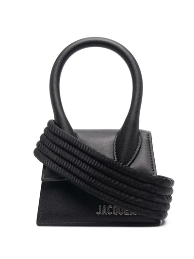 Jacquemus Le Chiquito Homme Mini Bag In Black