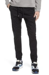 Zanerobe Sureshot Cotton Blend Corduroy Slim Fit Joggers In Black