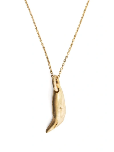 Parts Of Four Bear Tooth Necklace In Gold