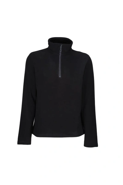 Regatta Mens Honestly Made Recycled Half Zip Fleece In Black