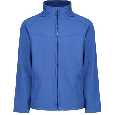 Regatta Uproar Mens Softshell Wind Resistant Fleece Jacket In Blue