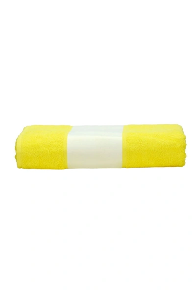 A&r Towels Subli-me Hand Towel (bright Yellow) (one Size)