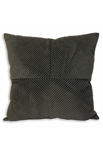 Riva Home Infinity Throw Pillow Cover (charcoal) (22 X 22 Inch) In Grey