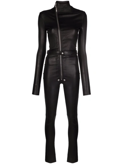 Rick Owens Black Leather Gary Flightsuit In Schwarz | ModeSens Rick Owens Black Leather Gary Flightsuit In Schwarz | ModeSens