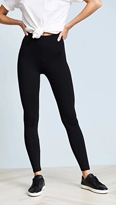 Commando Velvet Perfect Control Leggings In Black